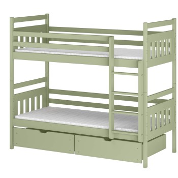 ADAŚ 90x200 olive bunk bed Lano Furniture