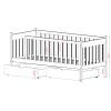 ALICJA 80x160 olive single childrens bed Lano Furniture