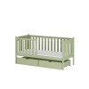 ALICJA 80x180 olive single childrens bed Lano Furniture