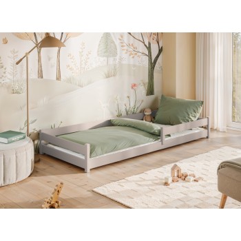 ALIS 90x190 cashmere Montessori floor bed for children Lano Furniture