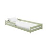 ALIS 90x190 olive Montessori floor bed for children Lano Furniture