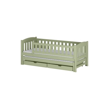 AMELKA 80x180 olive double pull-out bed Lano Furniture