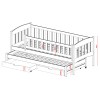 AMELKA 80x200 cashmere double trundle bed Lano Furniture