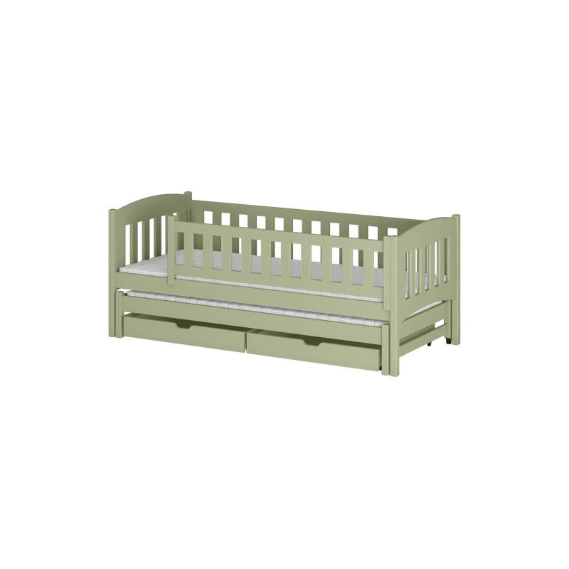AMELKA 90x200 olive double pull-out bed Lano Furniture