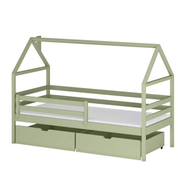 ARON 80x180 olive single children's bed Lano Furniture