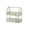 AXEL 80x180 olive bunk bed house Lano Furniture
