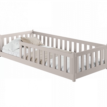 BELLA 90x200 cashmere Montessori floor bed for children Lano Furniture