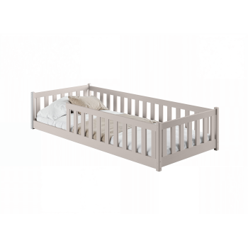 BELLA 90x200 cashmere Montessori floor bed for children Lano Furniture