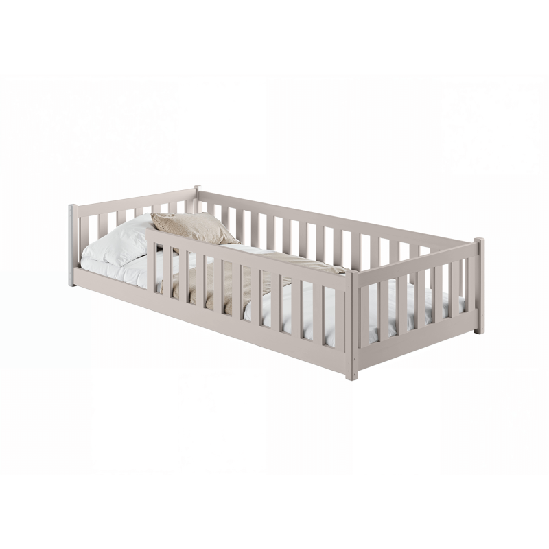 BELLA 90x200 cashmere Montessori floor bed for children Lano Furniture