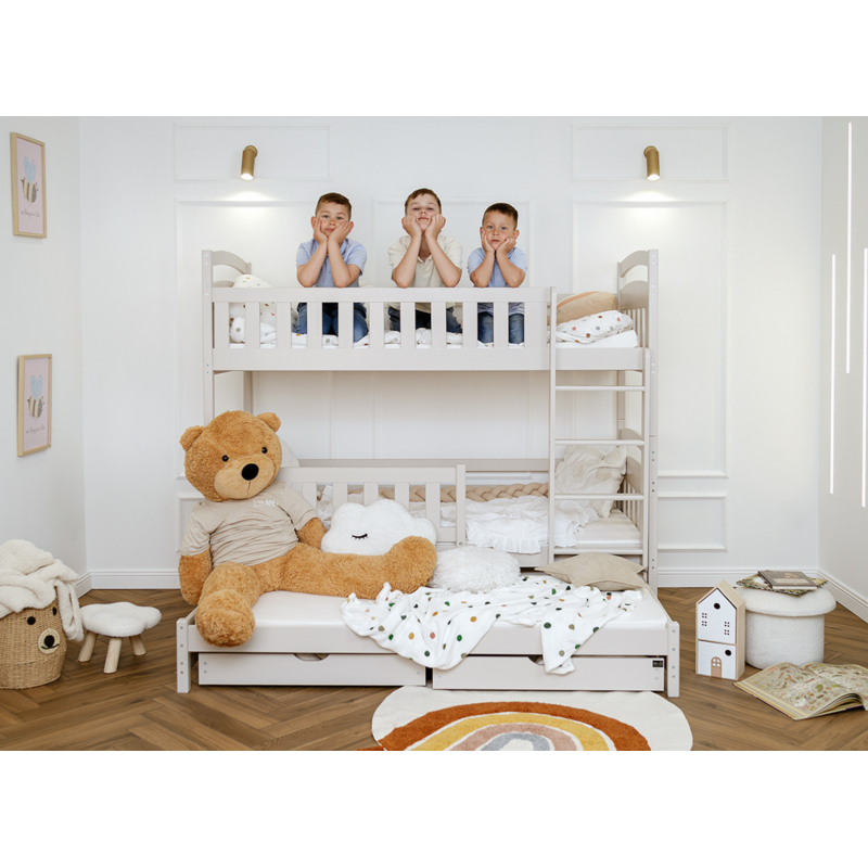 BLANKA 90x190 cashmere bunk bed Lano Furniture