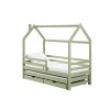 DANEK 80x180 olive childrens bed house Lano Furniture