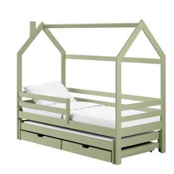 DANEK 80x180 olive children's bed house Lano Furniture