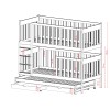 EMILKA 90x190 cashmere bunk bed Lano Furniture