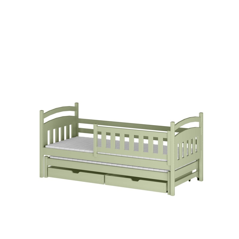 GALAXY 80x200 olive double trundle bed Lano Furniture