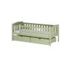 GUCIO 80x200 olive single childrens bed Lano Furniture
