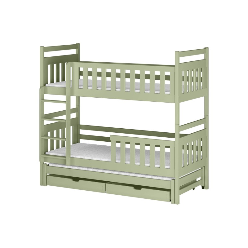 KLARA 90x190 olive bunk bed Lano Furniture