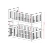 KONRAD 80x180 cashmere bunk bed Lano Furniture