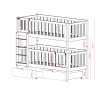 KSAWERY 80x180 olive bunk bed Lano Furniture