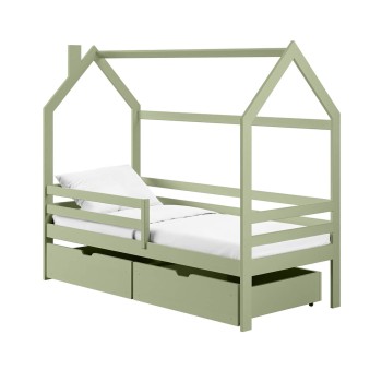 LILA 90x200 olive single children's bed Lano Furniture