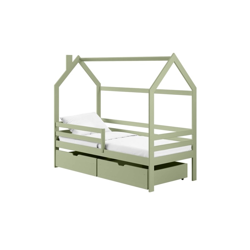LILA 90x200 olive single childrens bed Lano Furniture