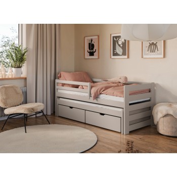 SENSO 80x160 cashmere double trundle bed Lano Furniture