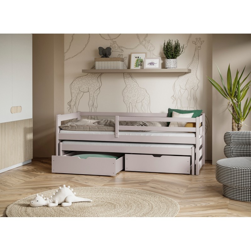SENSO 80x160 cashmere double trundle bed Lano Furniture
