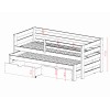 SENSO 80x180 cashmere double trundle bed Lano Furniture