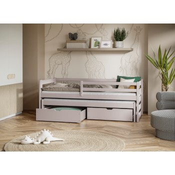 SENSO 80x200 cashmere double trundle bed Lano Furniture