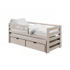 SENSO 90x200 cashmere double trundle bed Lano Furniture