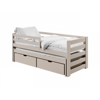 SENSO 90x200 cashmere double trundle bed Lano Furniture