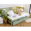 SENSO 90x200 olive double trundle bed Lano Furniture
