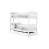 LUNA 90x200 white bunk bed Lano Furniture