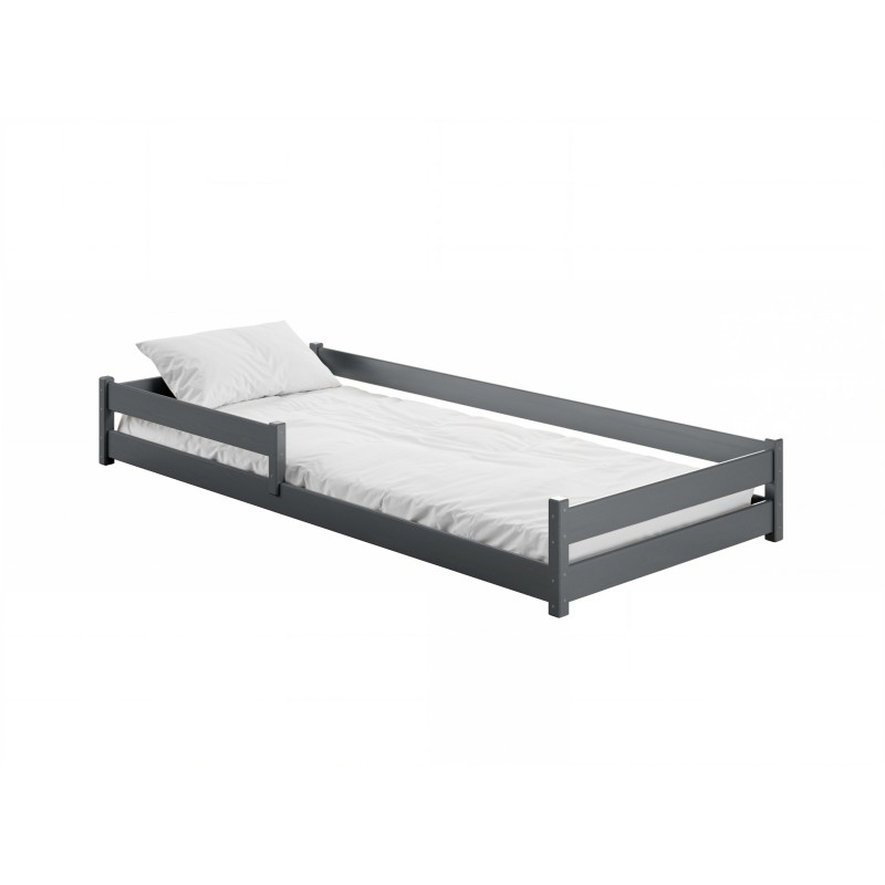 ALIS 80x160 graphite childrens single bed Lano Furniture