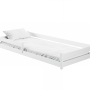 ALIS 80x160 white children's single bed Lano Furniture
