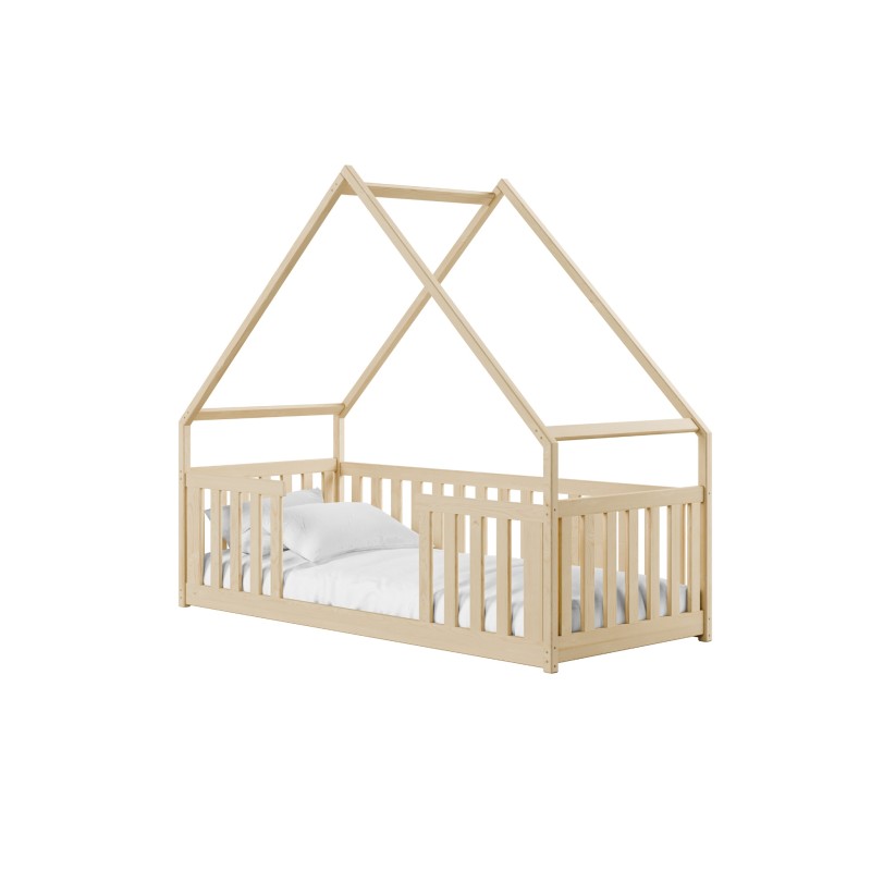 BEE 90x190 pine childrens house bed Lano Furniture