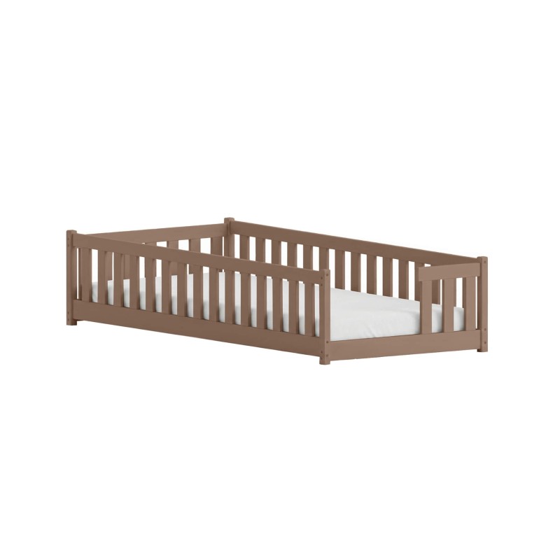 ZOYA 80x160 milk chocolate single childrens bed Lano Furniture