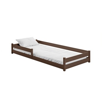 ALIS 90x190 dark chocolate Montessori floor bed for children Lano Furniture