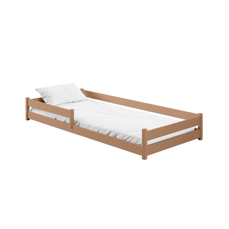 ALIS 90x190 cinnamon Montessori floor bed for children Lano Furniture