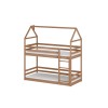 AXEL 80x180 cinnamon bunk bed house Lano Furniture