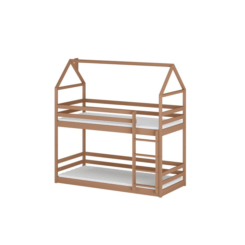 AXEL 80x180 cinnamon bunk bed house Lano Furniture