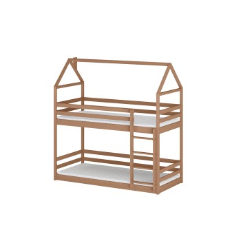AXEL 90x200 cinnamon bunk bed house Lano Furniture