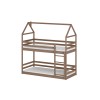 AXEL 80x180 milk chocolate bunk bed house Lano Furniture