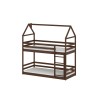 AXEL 80x200 dark chocolate bunk bed house Lano Furniture