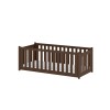 CONCEPT 80x160 dark chocolate Montessori floor bed childrens playpen Lano Furniture