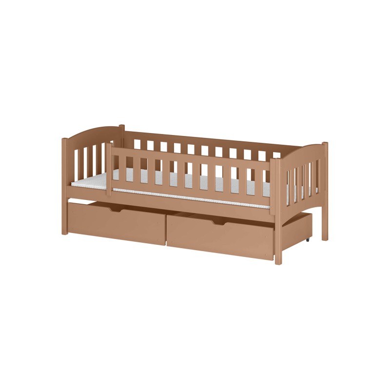 GUCIO 90x190 cinnamon single childrens bed Lano Furniture