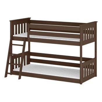 KEVIN 80x160 dark chocolate bunk bed Lano Furniture