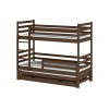 LUK 90x190 dark chocolate bunk bed Lano Furniture