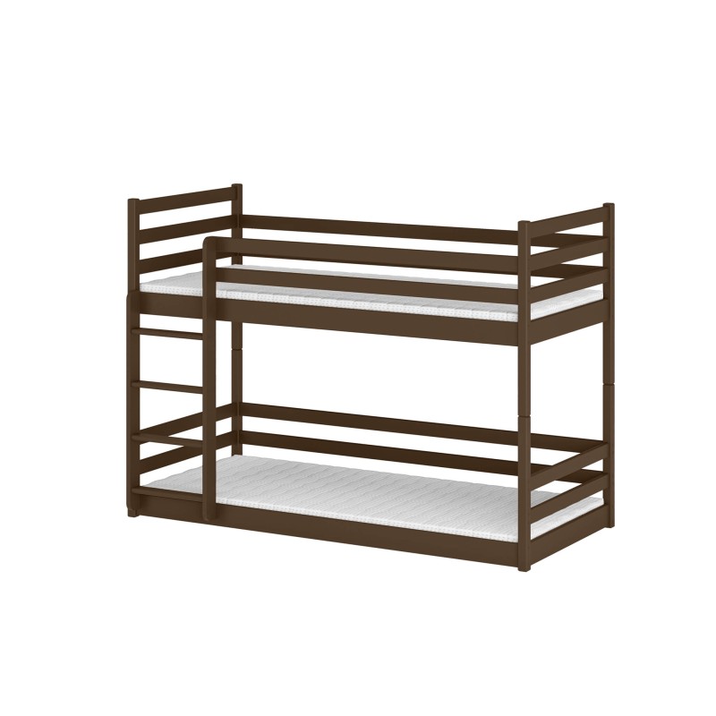 MINI 80x160 dark chocolate bunk bed Lano Furniture