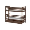 NEMO 80x200 dark chocolate bunk bed Lano Furniture