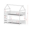 AXEL 80x200 cotton bunk bed house Lano Furniture